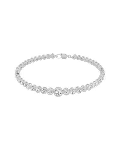 Lab Grown Diamonds 14k 2.00 Ct. Tw. Lab-grown Diamond Bracelet In Metallic