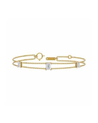 Lab Grown Diamonds 14k 2.00 Ct. Tw. Lab-grown Diamond Bracelet In Gold
