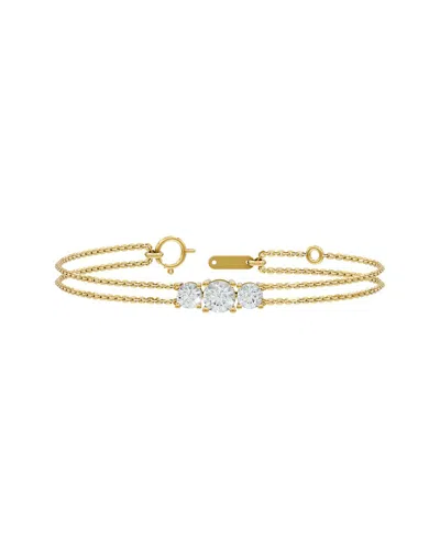 Lab Grown Diamonds 14k 2.00 Ct. Tw. Lab-grown Diamond Bracelet In Gold
