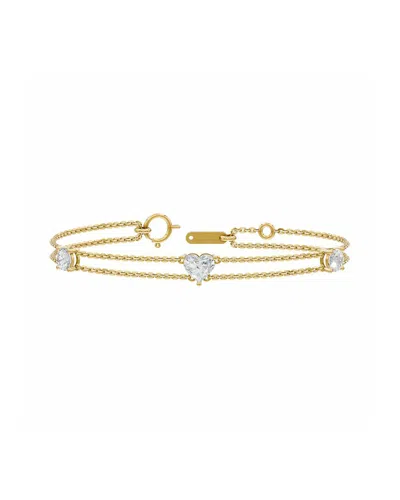 Lab Grown Diamonds 14k 2.00 Ct. Tw. Lab-grown Diamond Bracelet In Gold
