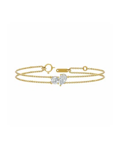 Lab Grown Diamonds 14k 2.00 Ct. Tw. Lab-grown Diamond Bracelet In Gold