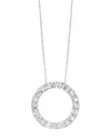 Lab Grown Diamonds 14k 2.00 Ct. Tw. Lab-grown Diamond Circle Pendant