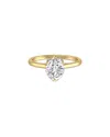Lab Grown Diamonds 14k 2.00 Ct. Tw. Lab-grown Diamond Classic Lotus Ring