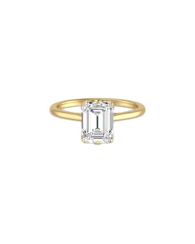 Lab Grown Diamonds 14k 2.00 Ct. Tw. Lab-grown Diamond Classic Lotus Ring In Gold