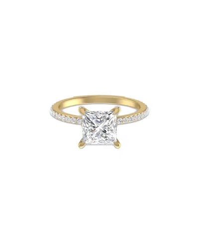 Lab Grown Diamonds 14k 2.00 Ct. Tw. Lab-grown Diamond Cleo Ring In Gold