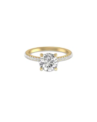Lab Grown Diamonds 14k 2.00 Ct. Tw. Lab-grown Diamond Cleo Ring In Gold