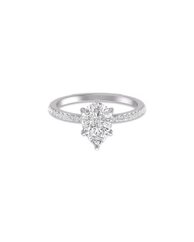 Lab Grown Diamonds 14k 2.00 Ct. Tw. Lab-grown Diamond Cleo Ring In Metallic