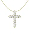 Lab Grown Diamonds 14k 2.00 Ct. Tw. Lab-grown Diamond Cross Pendant