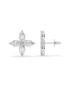 Lab Grown Diamonds 14k 2.00 Ct. Tw. Lab-grown Diamond Earrings In Metallic
