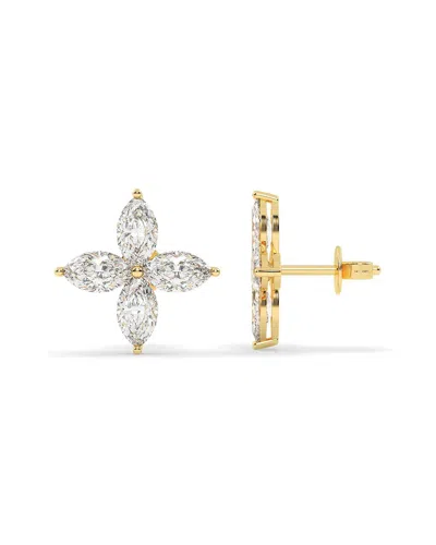 Lab Grown Diamonds 14k 2.00 Ct. Tw. Lab-grown Diamond Earrings In Gold