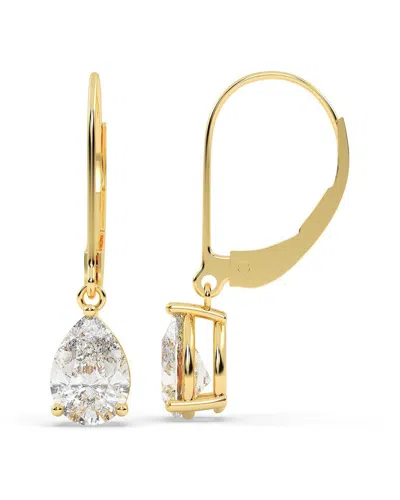 Lab Grown Diamonds 14k 2.00 Ct. Tw. Lab-grown Diamond Earrings In Gold