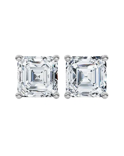 Lab Grown Diamonds 14k 2.00 Ct. Tw. Lab-grown Diamond Earrings In Metallic
