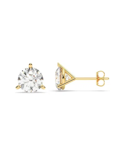 Lab Grown Diamonds 14k 2.00 Ct. Tw. Lab-grown Diamond Earrings In Gold
