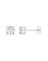Lab Grown Diamonds 14k 2.50 Ct. Tw. Lab-grown Diamond Earrings In Metallic
