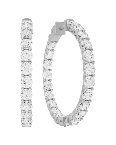 Lab Grown Diamonds 14k 2.00 Ct. Tw. Lab-grown Diamond Earrings In Metallic