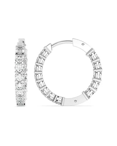Lab Grown Diamonds 14k 2.00 Ct. Tw. Lab-grown Diamond Earrings In Metallic