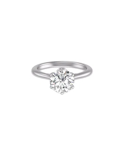 Lab Grown Diamonds 14k 2.00 Ct. Tw. Lab-grown Diamond Lianne Ring In Metallic
