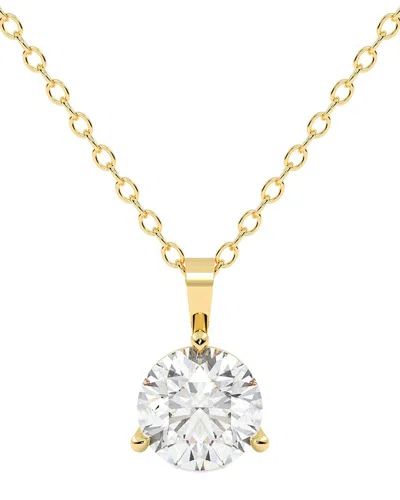 Lab Grown Diamonds 14k 2.00 Ct. Tw. Lab-grown Diamond Necklace In Gold