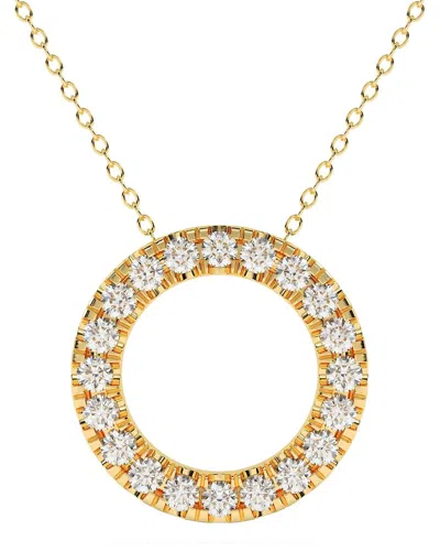 Lab Grown Diamonds 14k 2.00 Ct. Tw. Lab-grown Diamond Necklace In Gold