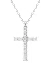 Lab Grown Diamonds 14k 2.00 Ct. Tw. Lab-grown Diamond Necklace In Metallic