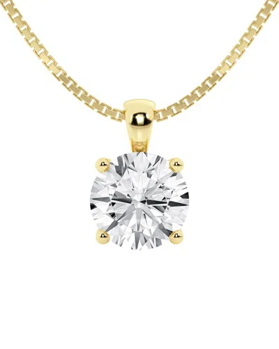 Lab Grown Diamonds 14k 2.00 Ct. Tw. Lab-grown Diamond Pendant Necklace In Gold