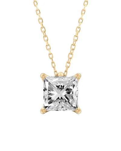 Lab Grown Diamonds 14k 2.00 Ct. Tw. Lab-grown Diamond Pendant Necklace In Gold