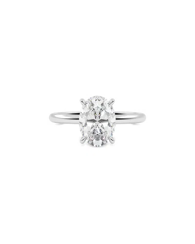 Lab Grown Diamonds 14k 2.00 Ct. Tw. Lab-grown Diamond  Ring In Metallic