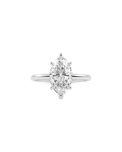 Lab Grown Diamonds 14k 2.00 Ct. Tw. Lab-grown Diamond Ring In Transparent