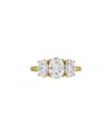 Lab Grown Diamonds 14k 2.00 Ct. Tw. Lab-grown Diamond Ring In Burgundy