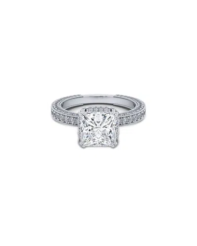 Lab Grown Diamonds 14k 2.00 Ct. Tw. Lab-grown Diamond Ring In Metallic