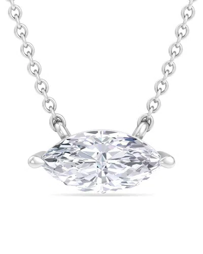 Lab Grown Diamonds 14k 2.00 Ct. Tw. Lab-grown Diamond Solitaire Pendant In Neutral