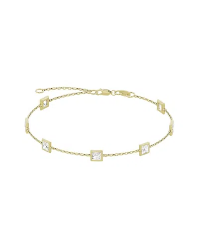 Lab Grown Diamonds 14k 2.00 Ct. Tw. Lab-grown Diamond Station Bracelet In Gold