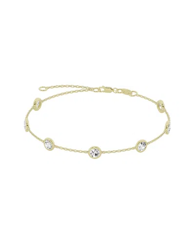 Lab Grown Diamonds 14k 2.00 Ct. Tw. Lab Grown Diamond Station Bracelet In Multi