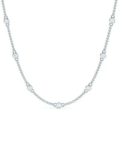 Lab Grown Diamonds 14k 2.00 Ct. Tw. Lab-grown Diamond Station Necklace