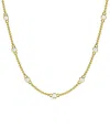 Lab Grown Diamonds 14k 0.25 Ct. Tw. Lab-grown Diamond Station Necklace