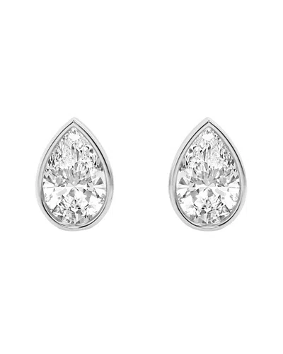 Lab Grown Diamonds 14k 2.00 Ct. Tw. Lab-grown Diamond Studs In Metallic