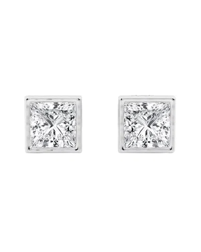 Lab Grown Diamonds 14k 2.00 Ct. Tw. Lab-grown Diamond Studs In Metallic