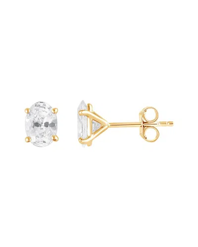 Lab Grown Diamonds 14k 2.00 Ct. Tw. Lab-grown Diamond Studs In Gold