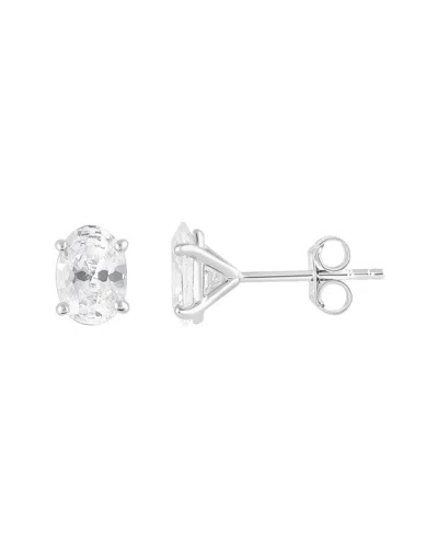 Lab Grown Diamonds 14k 2.00 Ct. Tw. Lab-grown Diamond Studs In Metallic