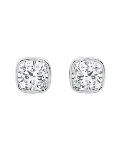 Lab Grown Diamonds 14k 2.00 Ct. Tw. Lab-grown Diamond Studs In Metallic