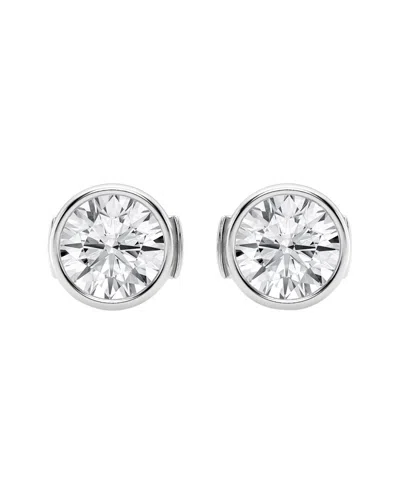 Lab Grown Diamonds 14k 2.00 Ct. Tw. Lab-grown Diamond Studs In Metallic