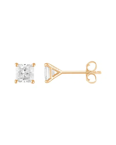 Lab Grown Diamonds 14k 2.00 Ct. Tw. Lab-grown Diamond Studs In Gold