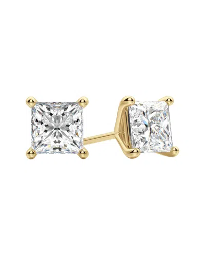 Lab Grown Diamonds 14k 2.00 Ct. Tw. Lab-grown Diamond Studs In Metallic