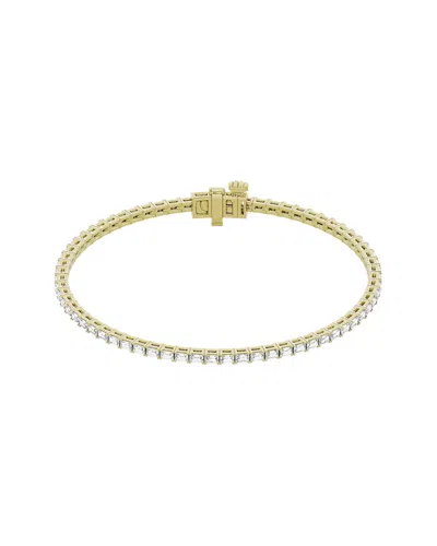 Lab Grown Diamonds 14k 2.00 Ct. Tw. Lab-grown Diamond Tennis Bracelet In Gold