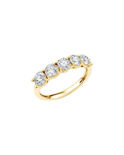Lab Grown Diamonds 14k 2.00 Ct. Tw. Lab-grown Diamond 5 Stone Band Ring In Multi