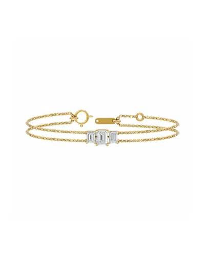 Lab Grown Diamonds 14k 2.00 Ct. Tw. Lab-grown Diamond Bracelet In Gold