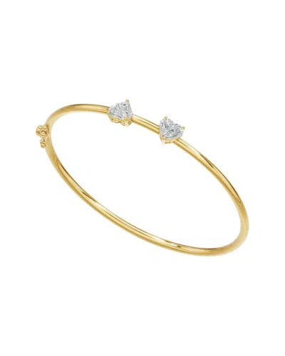 Lab Grown Diamonds 14k 2.00 Ct. Tw. Lab-grown Diamond Bracelet In Transparent
