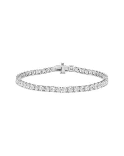 Lab Grown Diamonds 14k 2.00 Ct. Tw. Lab-grown Diamond Bracelet In Silver