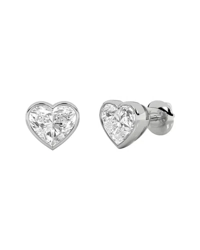 Lab Grown Diamonds 14k 2.00 Ct. Tw. Lab-grown Diamond Earrings In Burgundy