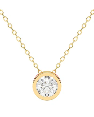 Lab Grown Diamonds 14k 2.00 Ct. Tw. Lab-grown Diamond Necklace In Purple
